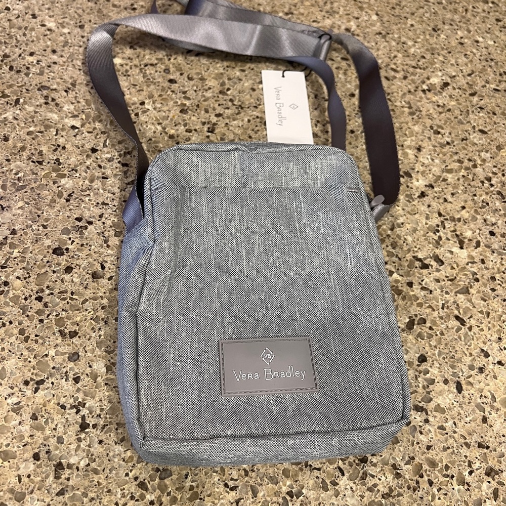 Vera Bradley Rfid Lighten Up Mini Hipster Gray
